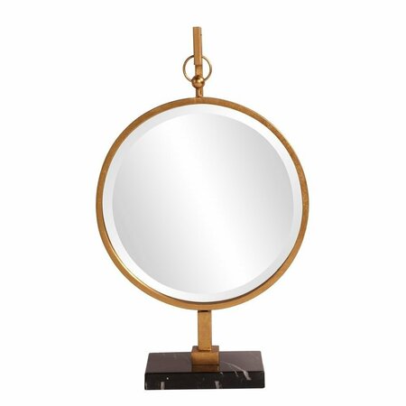 HOWARD ELLIOTT Medallion Gold Mirror 11213